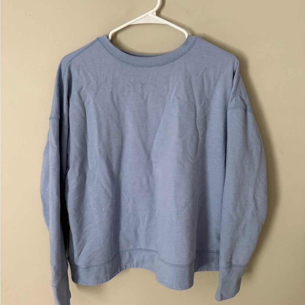 Eddie Bauer Blue Sweatshirt Classic Crew Neck
